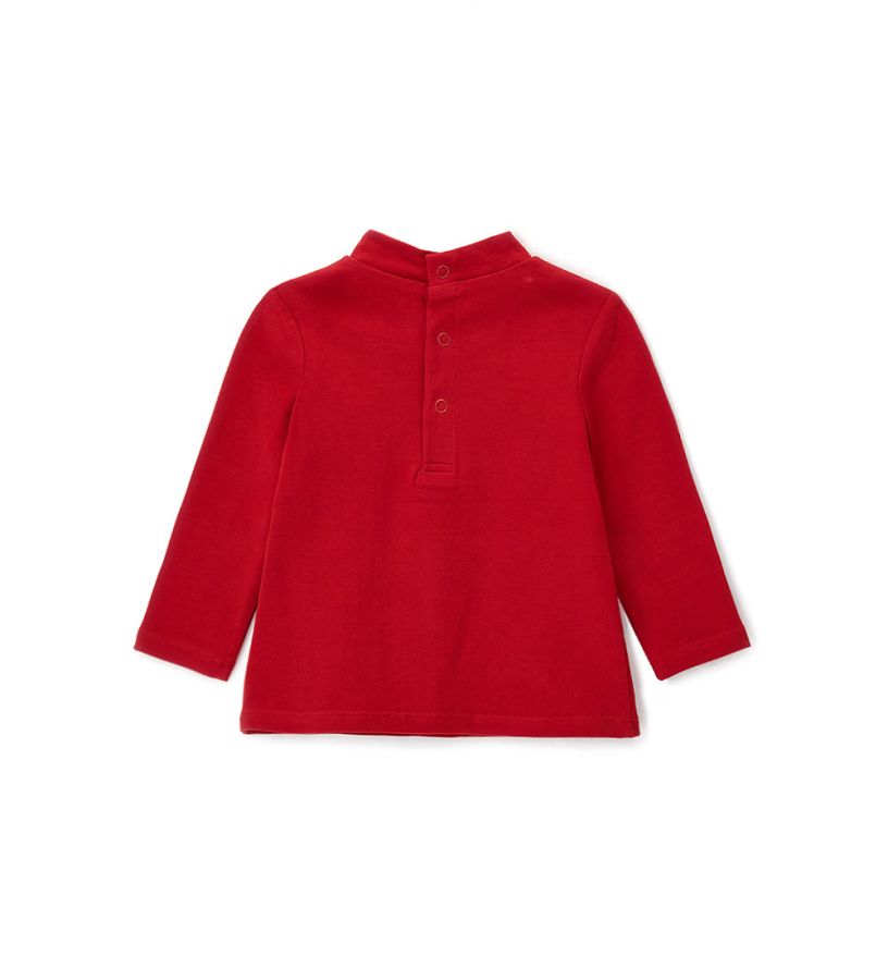 Turtleneck with embroidery