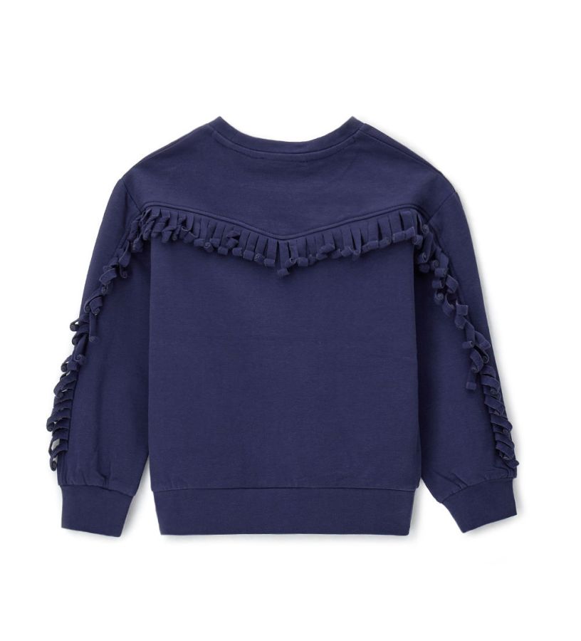 Glitter print sweatshirt