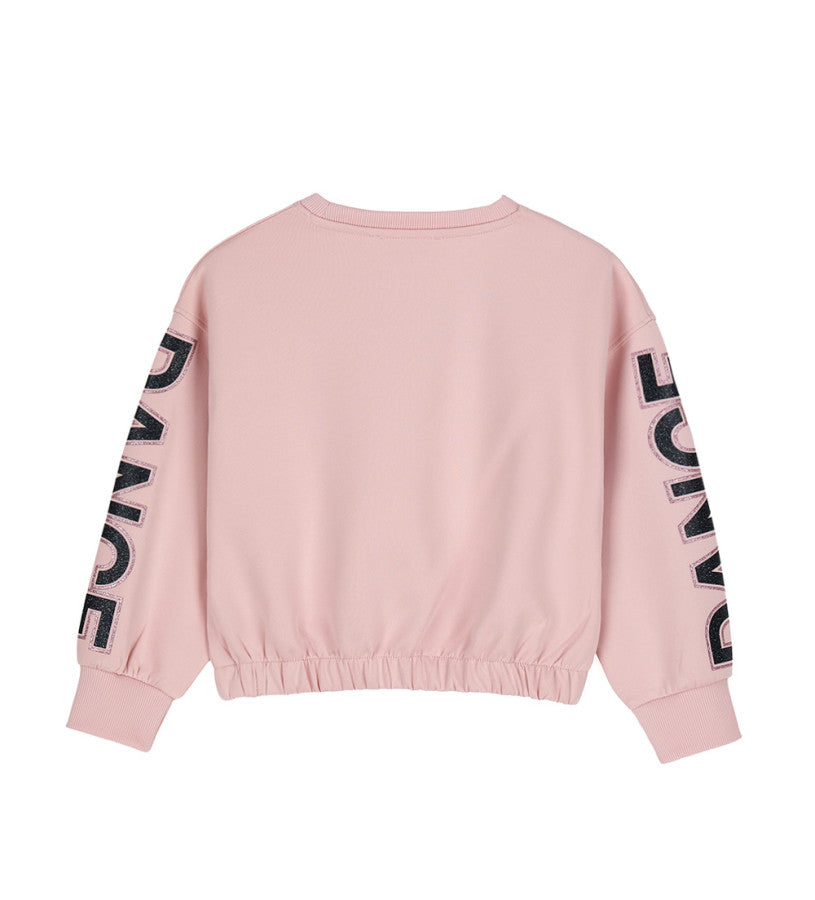 Glitter print sweatshirt