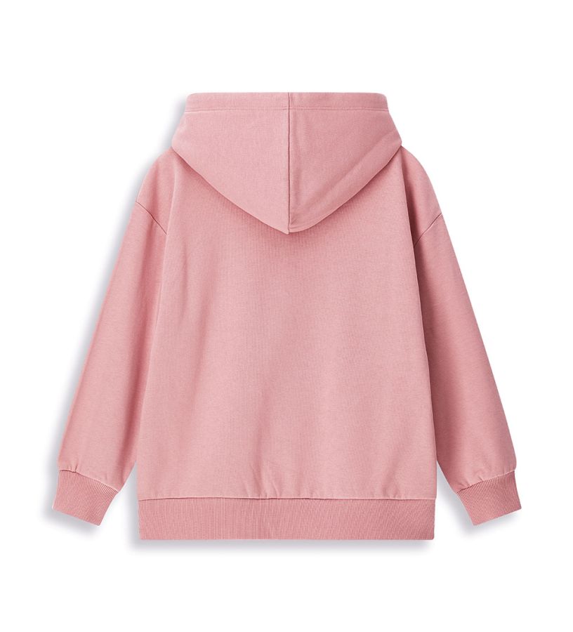 Sweatshirt with glitter and embroidery