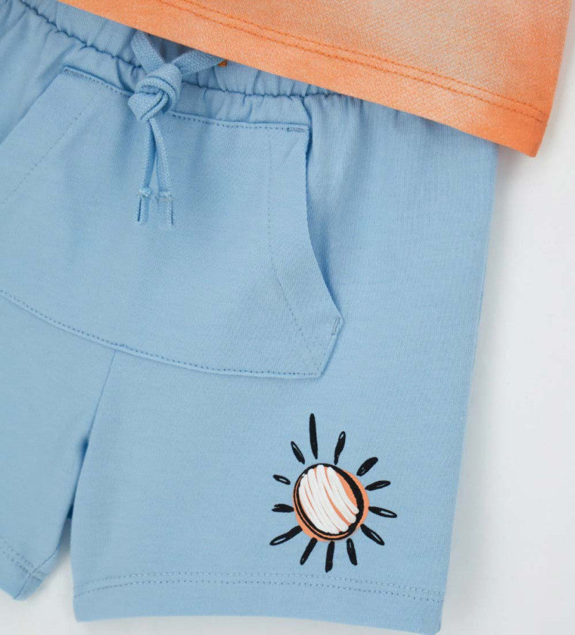 T-shirt and bermuda shorts set