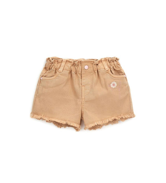 Bermuda shorts with fringes