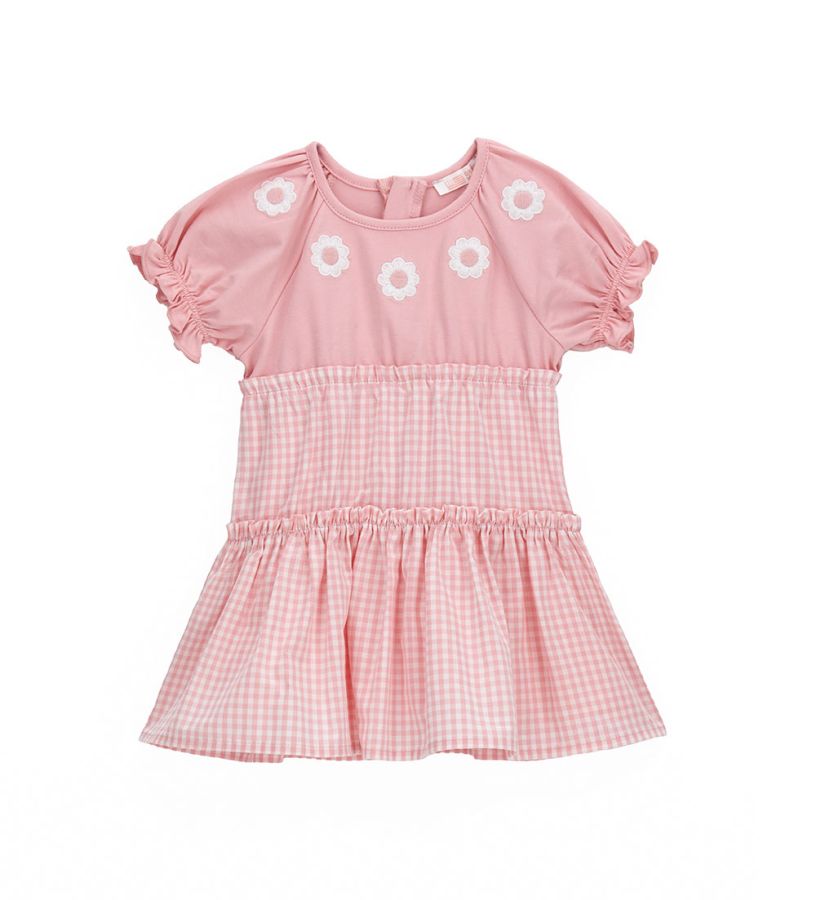Dress with ruffles