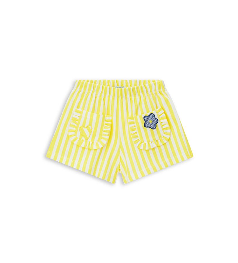 Striped bermuda shorts