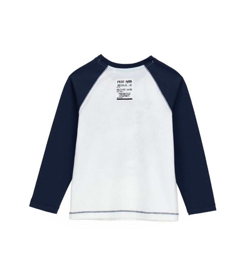 Contrast sleeve t-shirt
