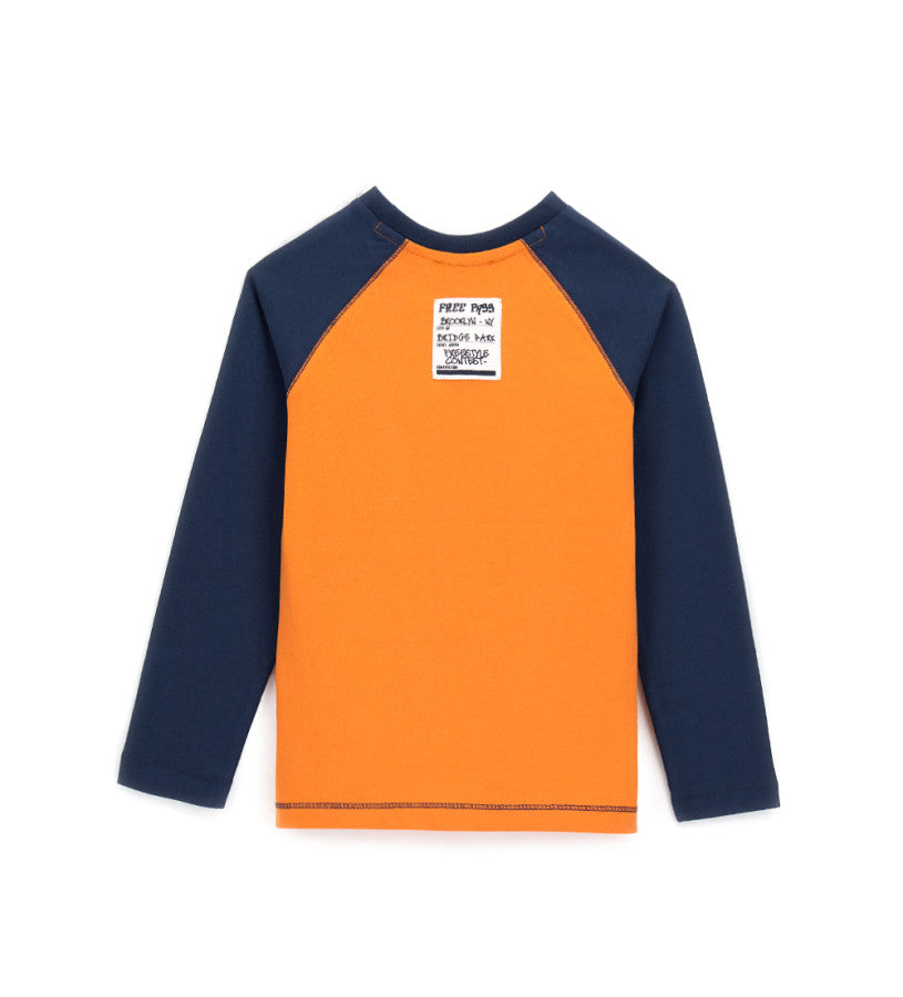 Contrast sleeve t-shirt