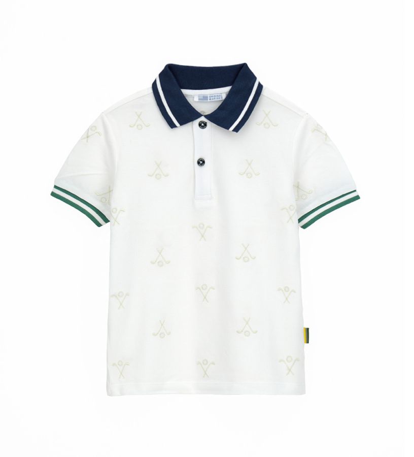 Embroidered polo
