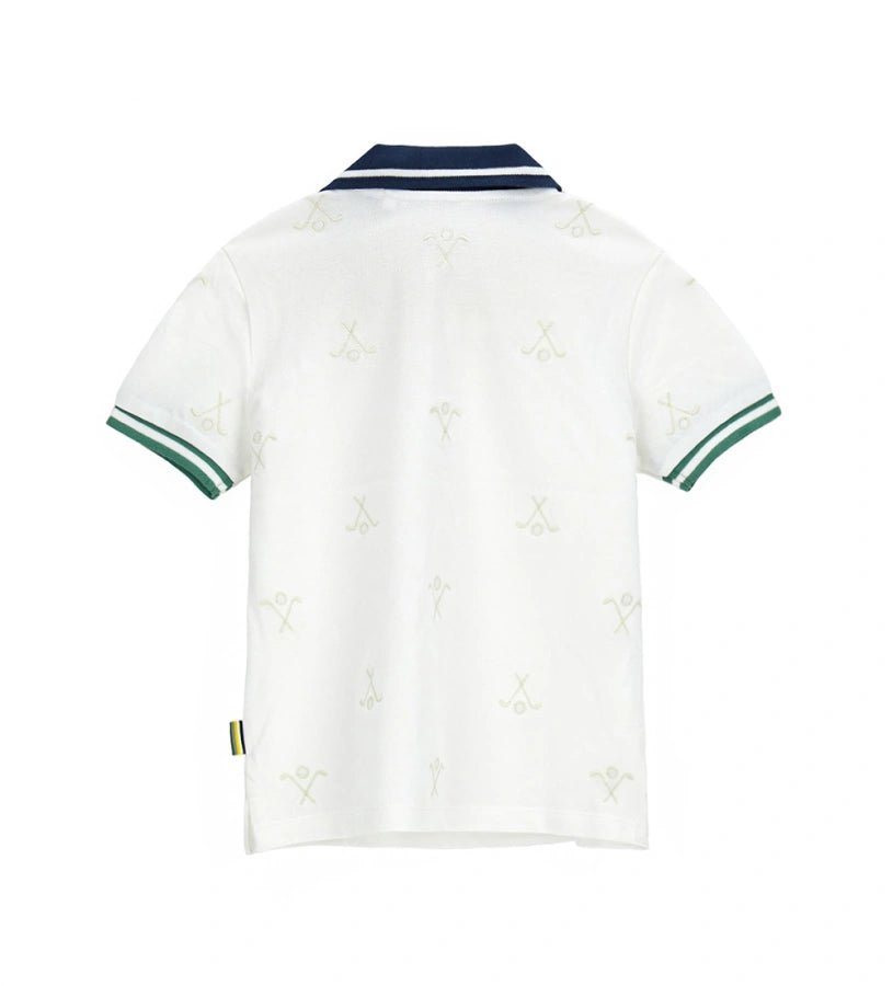 Embroidered polo