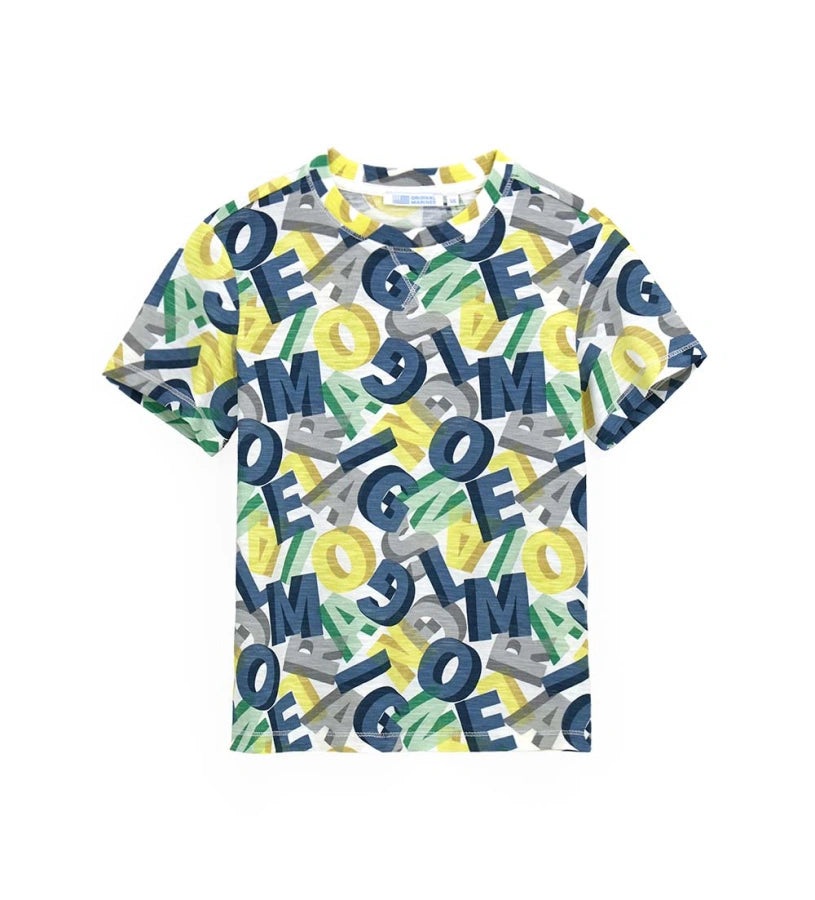 T-shirt with allover print