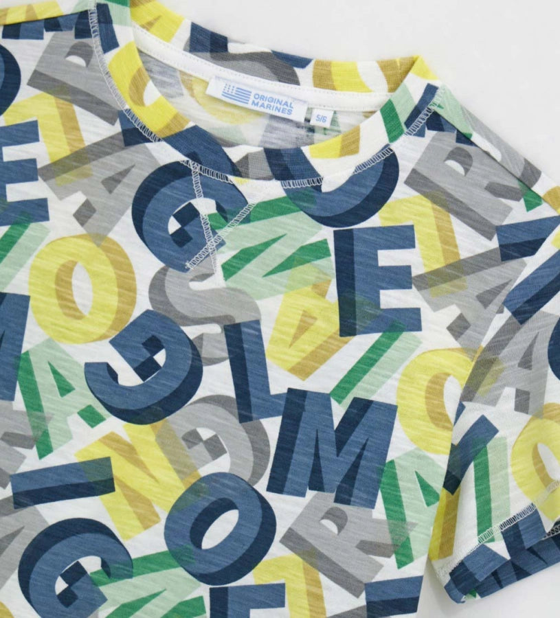 T-shirt with allover print