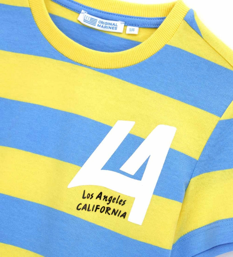 T-shirt with stripes