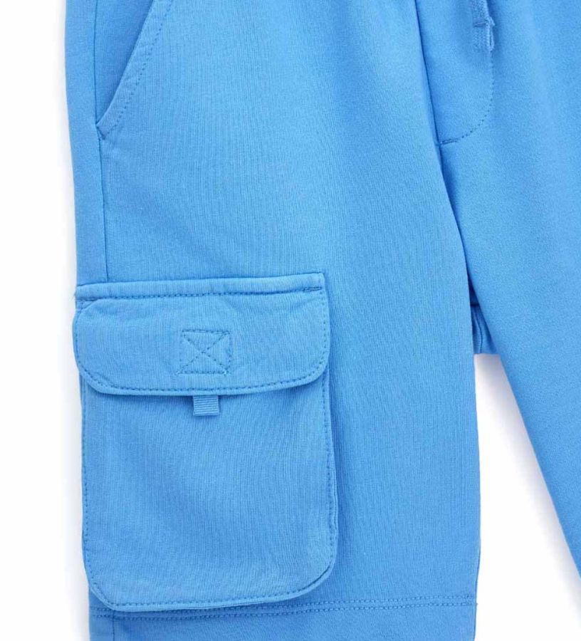 Cotton sweat bermuda shorts