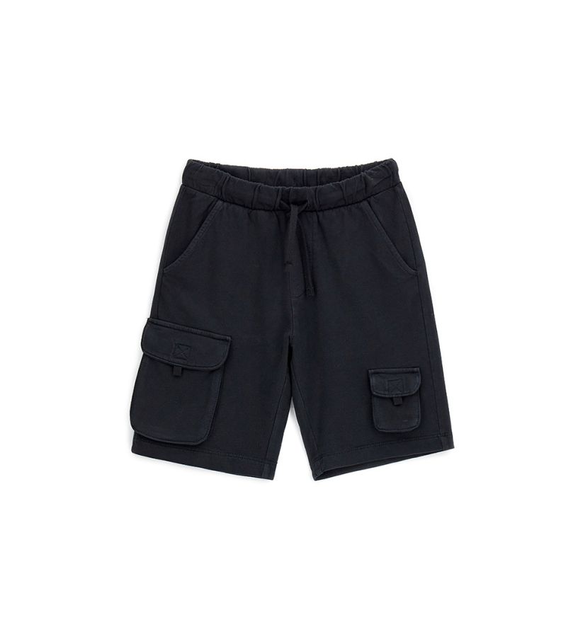 Cotton sweat bermuda shorts