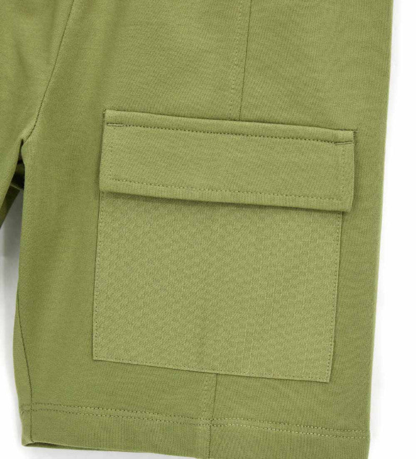 Cotton sweat bermuda shorts