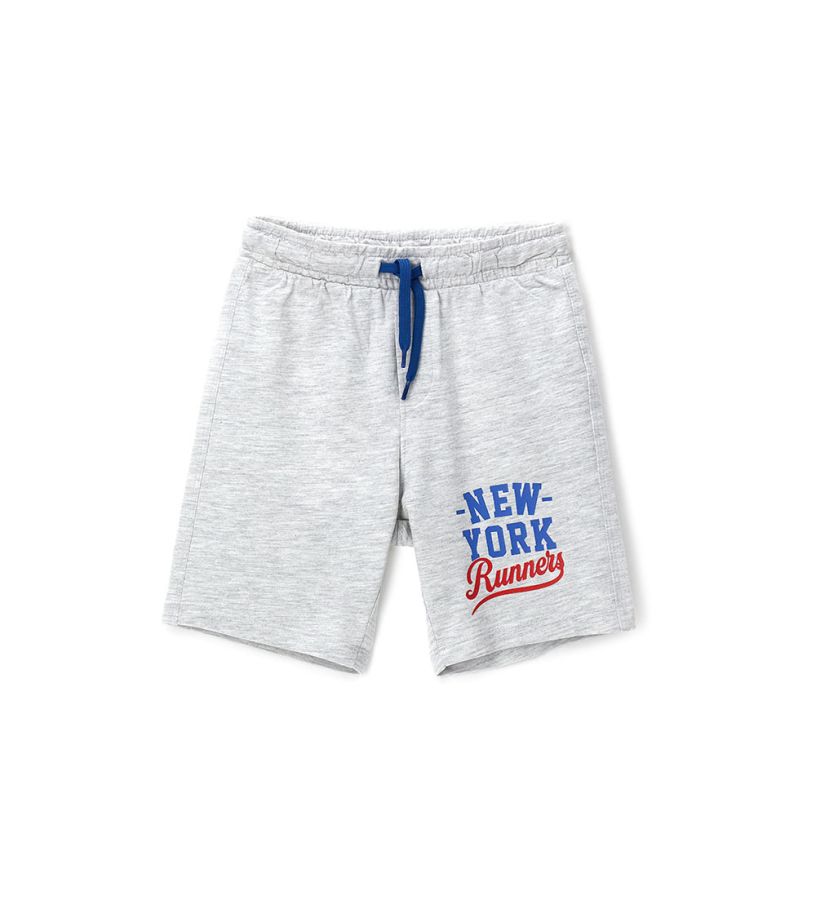 Cotton sweat bermuda shorts