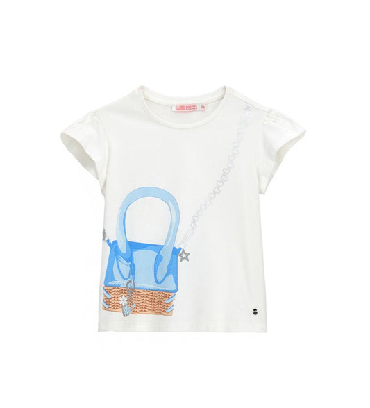 T-shirt with foil