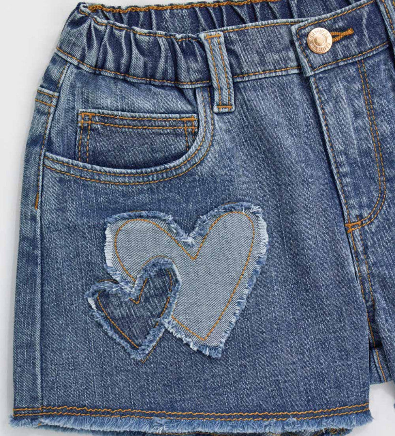 Denim shorts