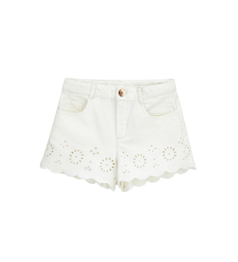 Shorts with embroidery