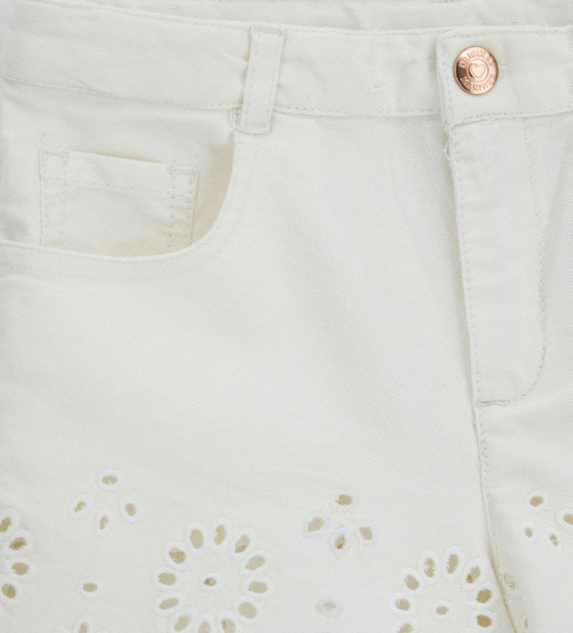 Shorts with embroidery