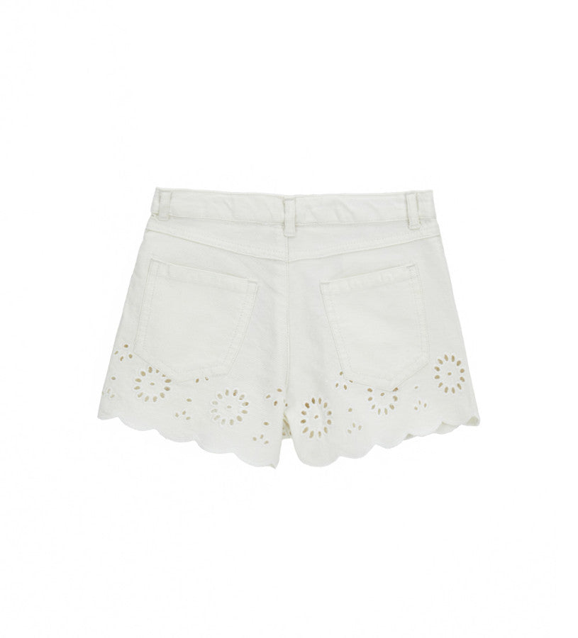 Shorts with embroidery
