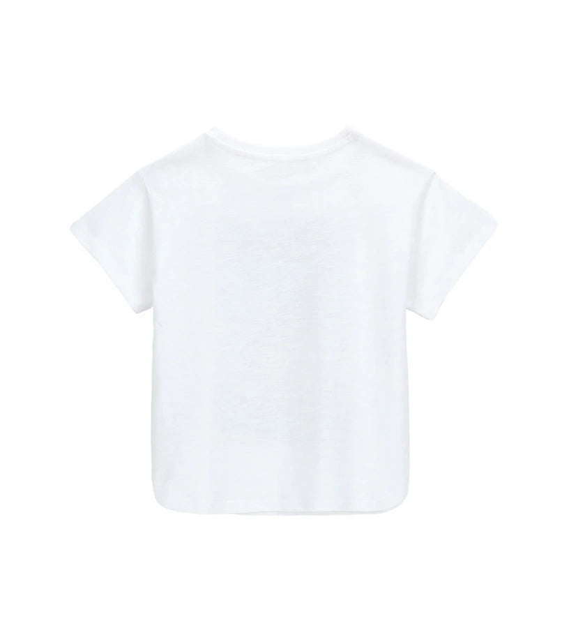 T-shirt with rhinestone