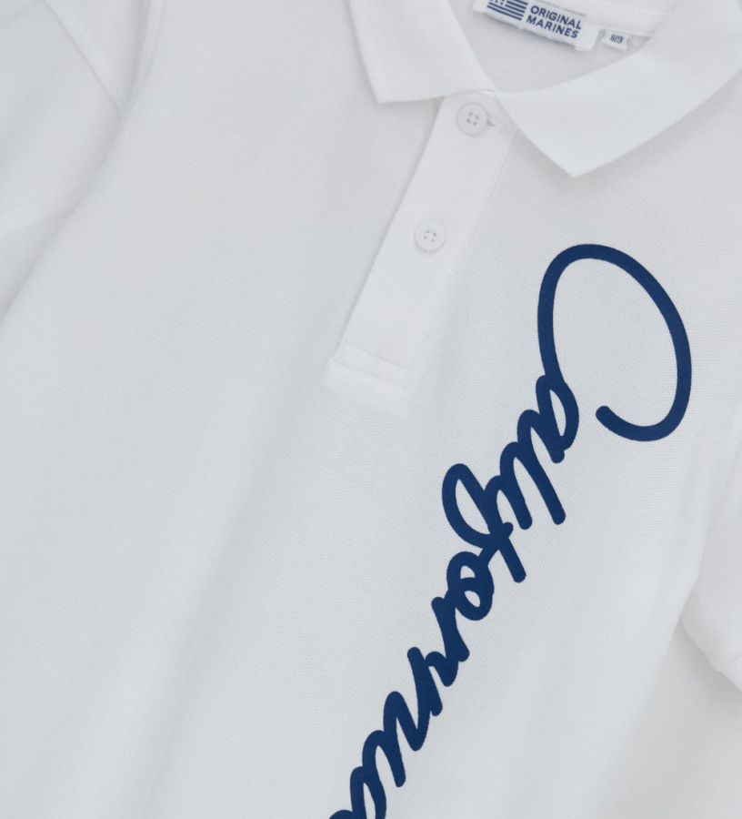 Polo with print
