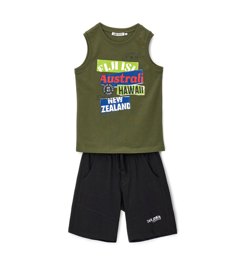 Tank top and bermuda shorts set