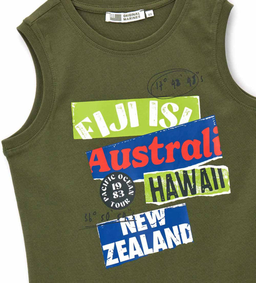 Tank top and bermuda shorts set