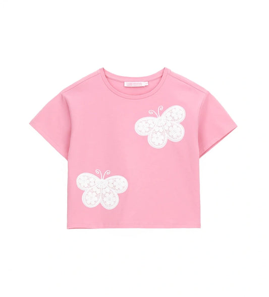 T-shirt with butterflies