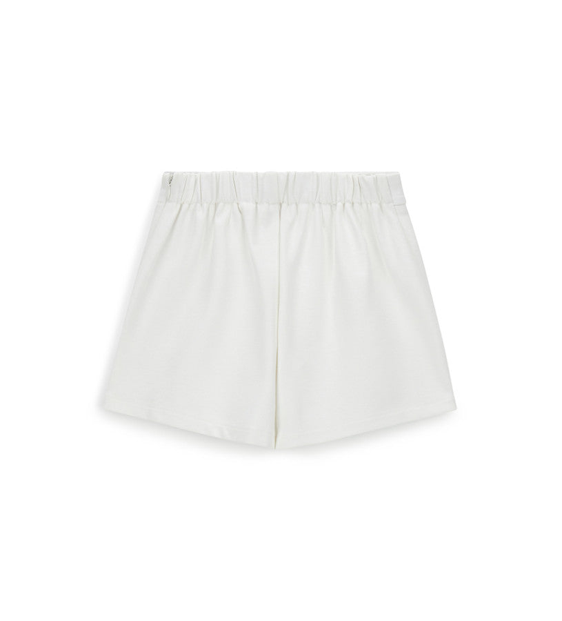 Pleated trousers skirt