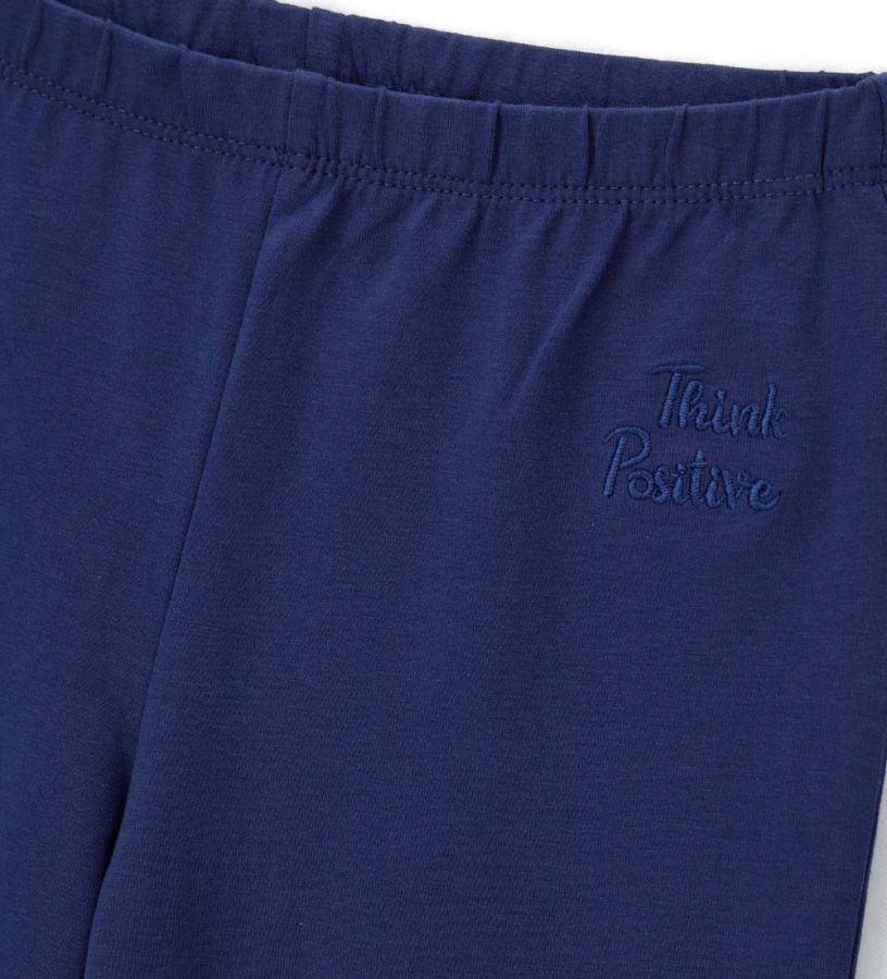 leggings with embroidery
