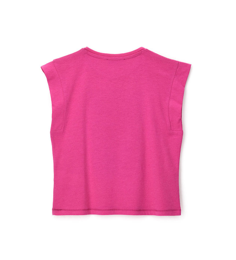 T-shirt with rhinestone
