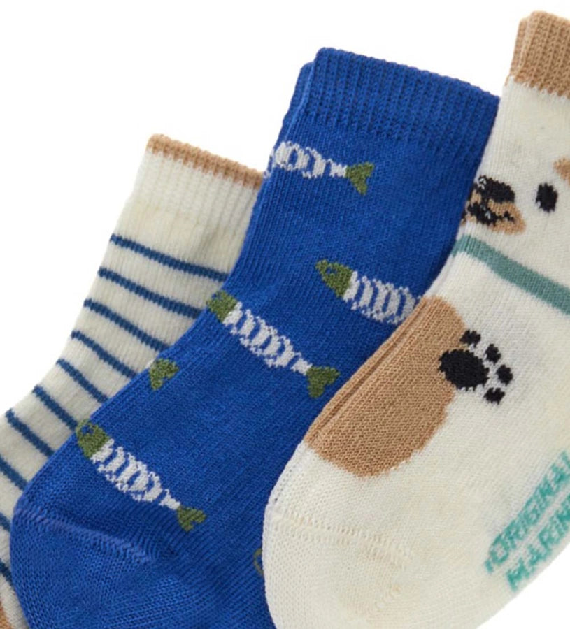 Tri-pack short socks