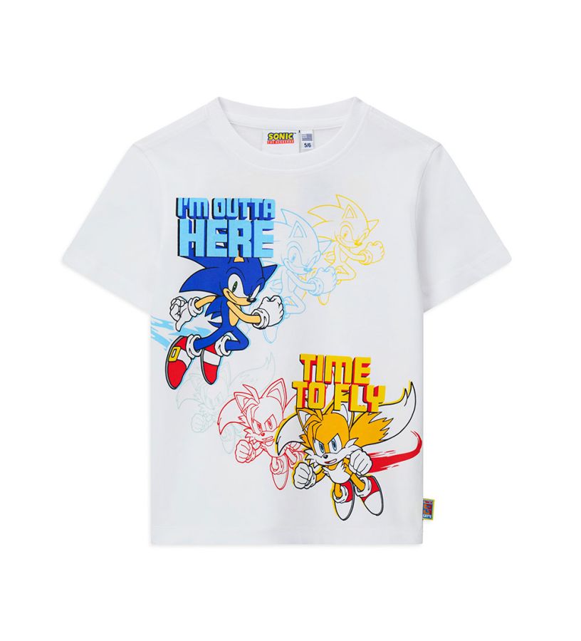 Sonic white t-shirt