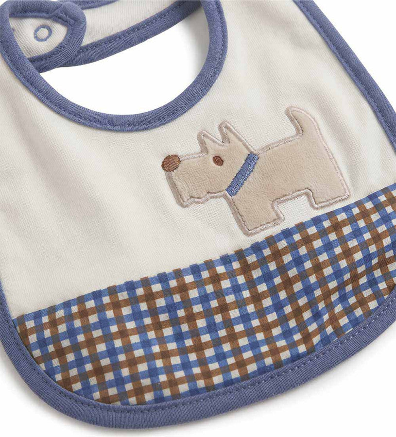 Bib with embroidery