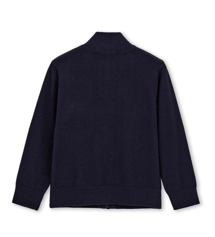 High neck pullover