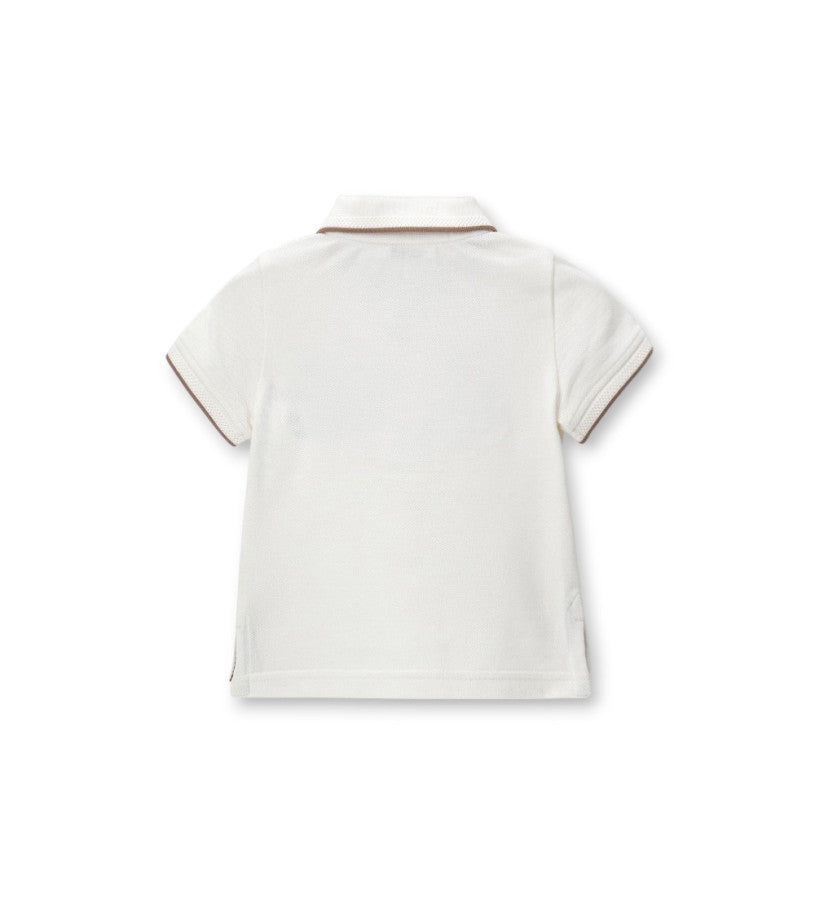 Short-sleeved polo shirt