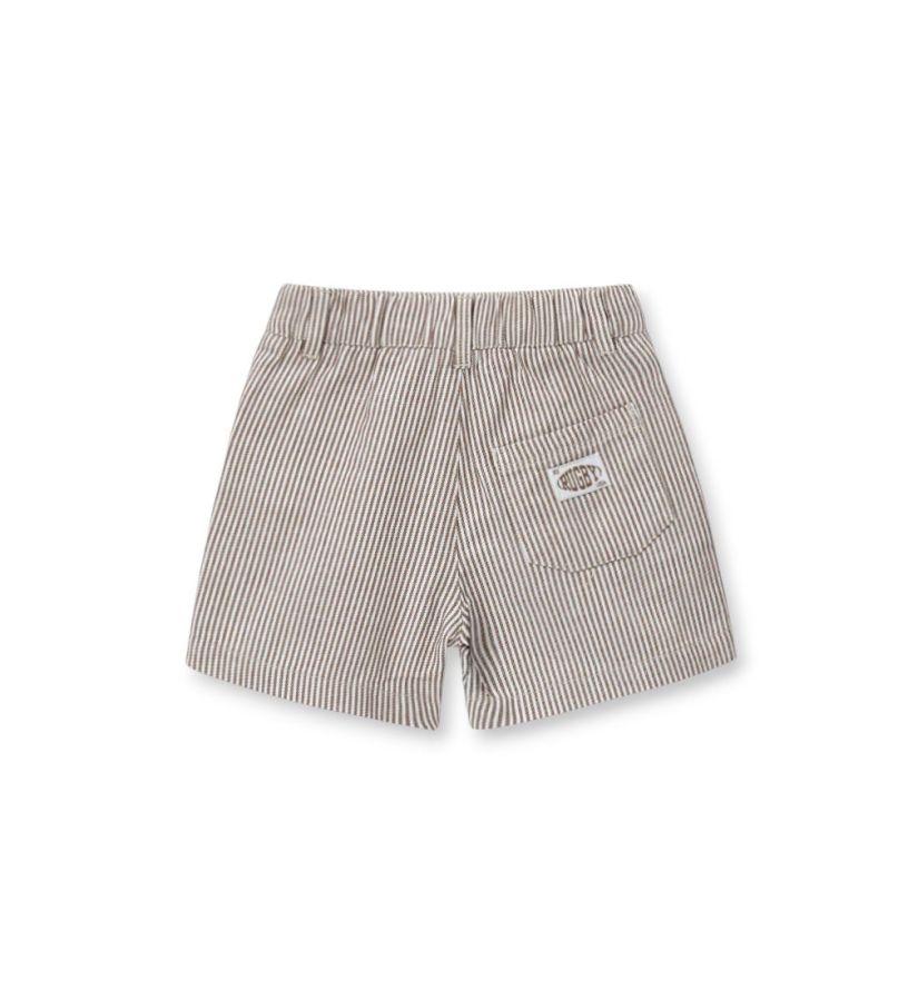 Shuttle-weave bermuda