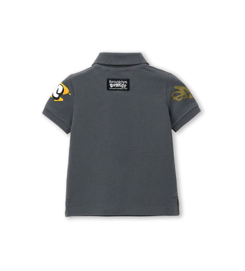 Short-sleeved polo shirt