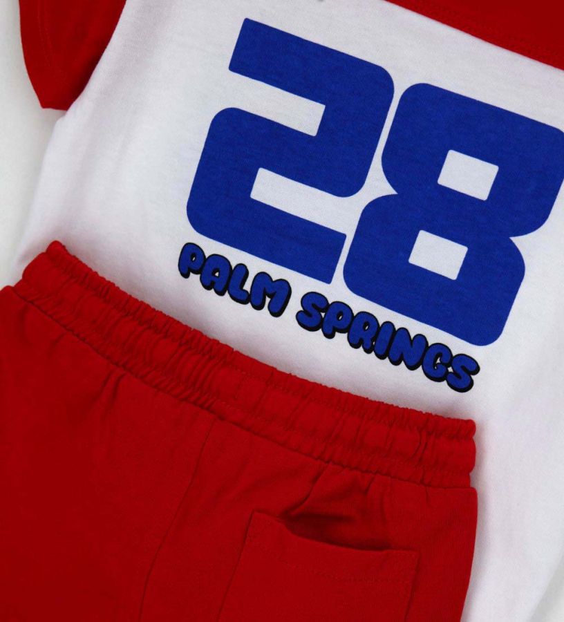 T-shirt and bermuda shorts set