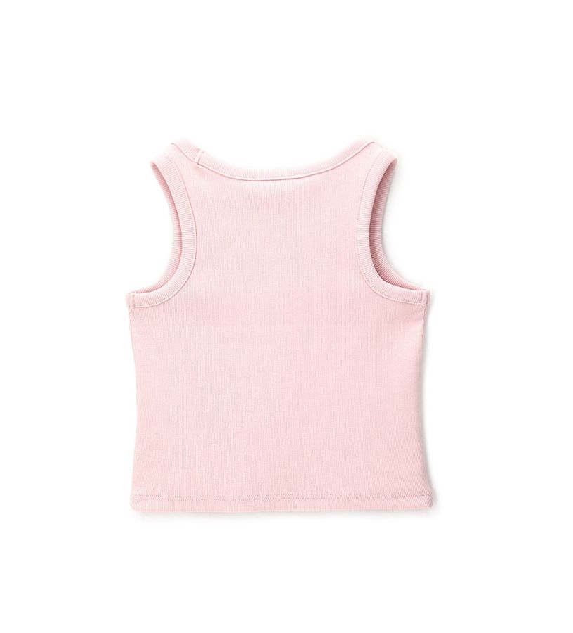 Tank top with embroidery