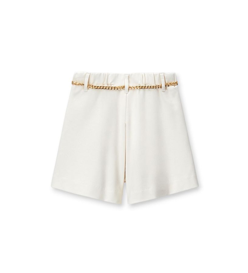 Viscose bermuda shorts