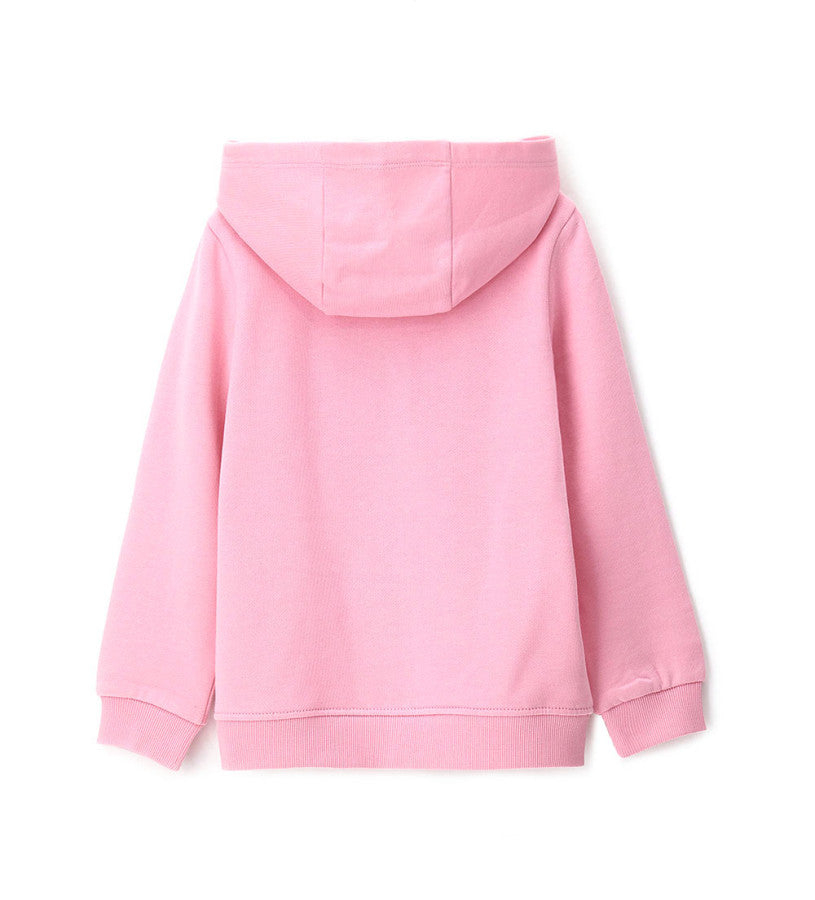 Hooded sweatshirt jacket
