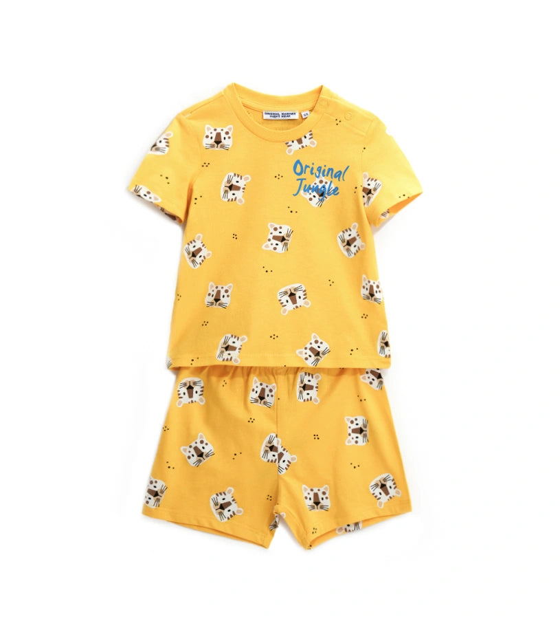 Short cotton pajamas