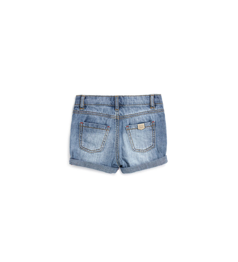 Denim bermuda shorts