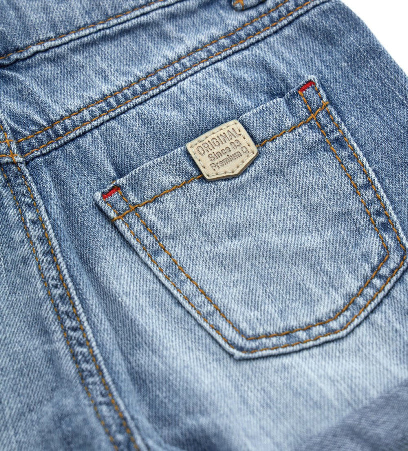 Denim bermuda shorts