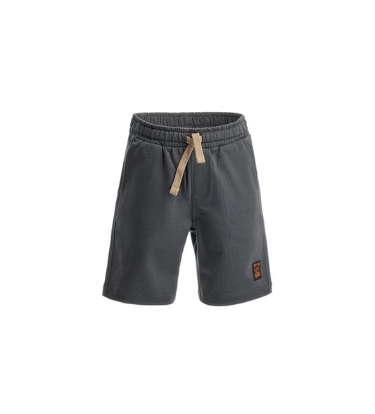 Elastic waist bermuda shorts