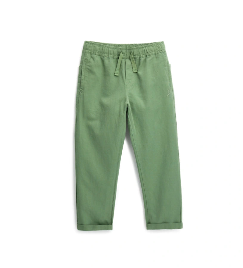 Linen-cotton trousers