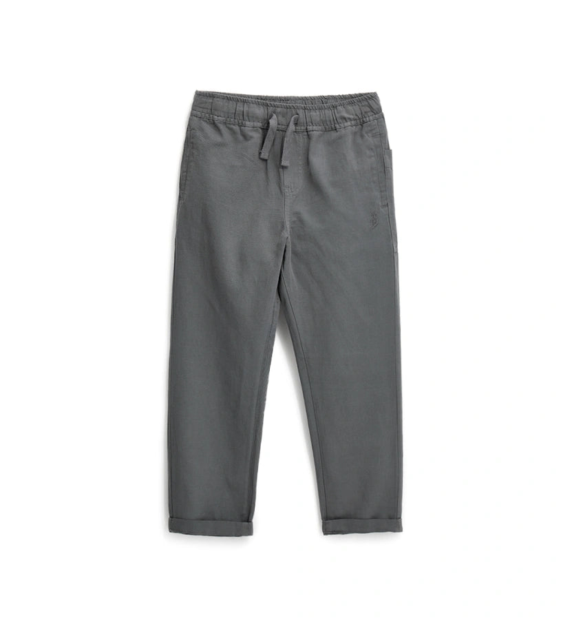 Linen-cotton trousers