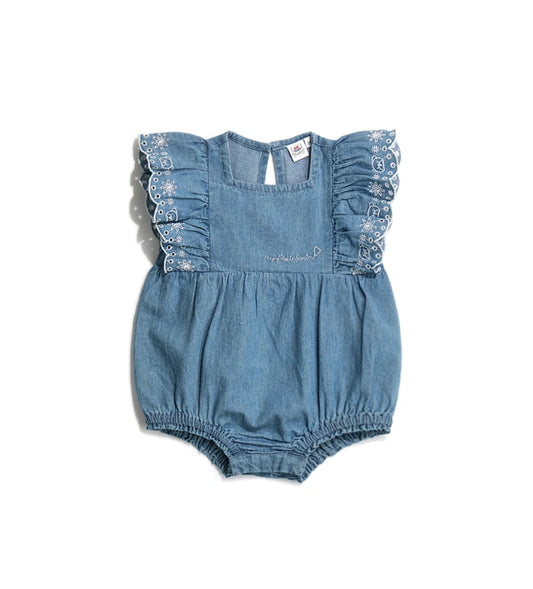 Denim romper